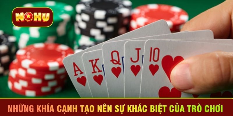 Những khía cạnh tạo nên sự khác biệt của trò chơi 