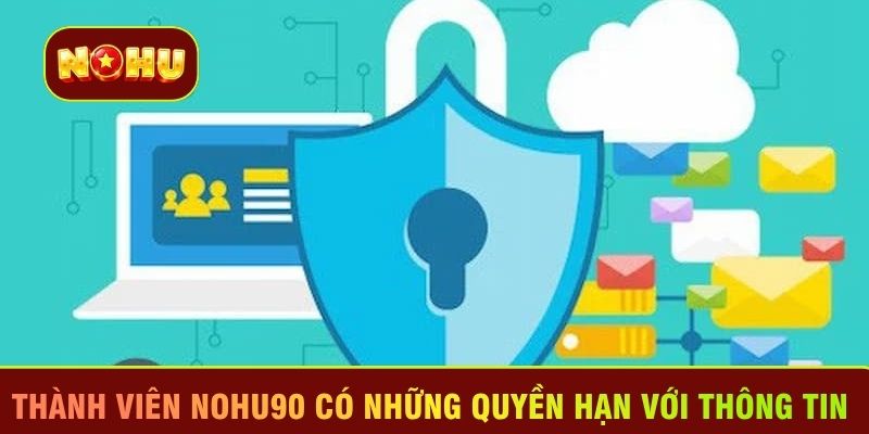 Thành viên Nohu90 có những quyền hạn với thông tin 