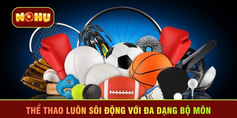 Thể thao luôn sôi động với đa dạng bộ môn