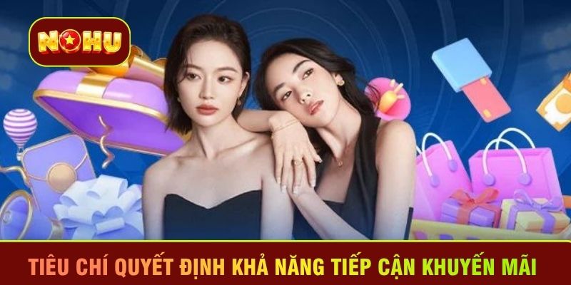 Tiêu chí quyết định khả năng tiếp cận khuyến mãi