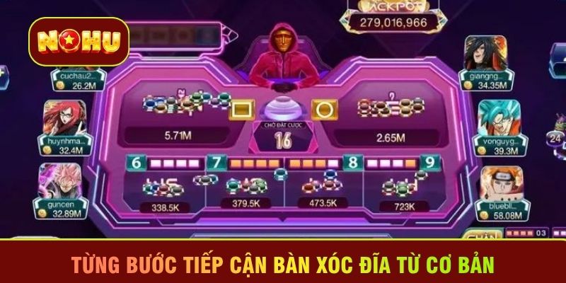 Từng bước tiếp cận bàn Xóc Đĩa từ cơ bản